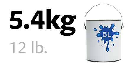 5,4-kg-Farb kanister
