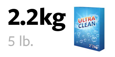 2,2-kg-Packung Waschpulver
